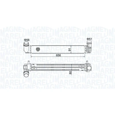 Afbeelding van Magneti Marelli Interkoeler 351319204730