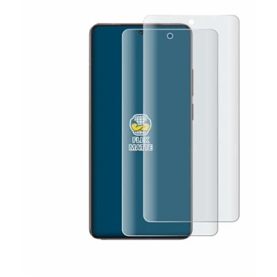 Afbeelding van BROTECT Fullscreen Schutzfolie Displayschutz Folie Matt Entspiegelungsfolie (2 Stuk, Realme GT), Smartphone beschermfolie, Grijs