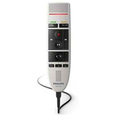 Afbeelding van Philips SpeechMike III Dicteermicrofoon 2de Generatie, Ruisonderdrukkende microfoon, Druktoetsen, USB kabel (vast)