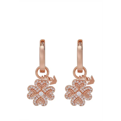 Afbeelding van Emporio Armani dames Oorringen van zilver EG3610221 in de kleur Roségoud