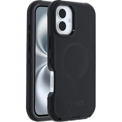 Afbeelding van OtterBox Defender Series voor MagSafe iPhone 16 Plus Zwart