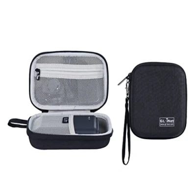 Afbeelding van Gadget Organizer Case voor reisrouter GL AXT1800/ MT1300/ SFT1200/ E750, opladers, kabels en accessoires, robuuste duurzame tas, draagtas van EVA, schokbestendig, waterafstotend (zwart)