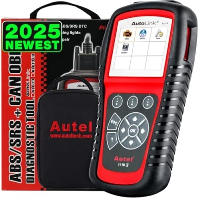 Afbeelding van Autel AutoLink AL619 2024, Nieuwste OBD2 ABS Scanner, SRS Airbag Scan Tool, Waarschuwingslichten Uitschakelen, Klaar om te Testen, Geavanceerde Versie MaxiScan MS309/ AL519/ ML519/ ML619