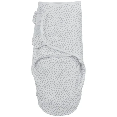 Afbeelding van Meyco inbakerdoek 4 6 mnd Cheetah light grey