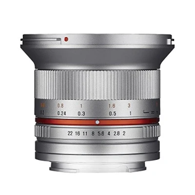 Afbeelding van Samyang 12mm F2.0 NCS CS SLR Groothoeklens Zilver