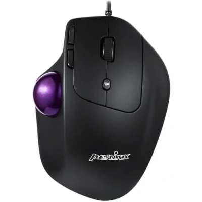 Afbeelding van Perixx Perimice 520 ergonomische trackball muis met verstelbare hoek (bedraad) (programmeerbaar)