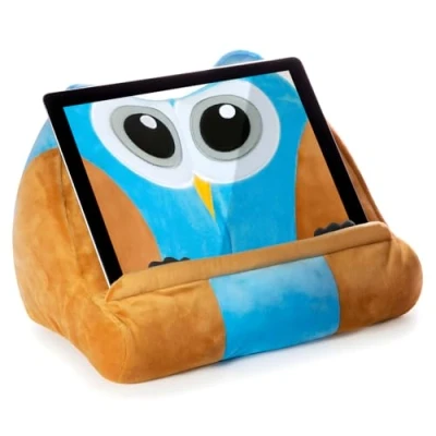 Afbeelding van Cuddly Reader Children iPad Stand Tablet Book Holder Reading Pillow in Bed at Home Lap Rest Cushion Fun Novelty Gift Idea for Readers, Lovers
