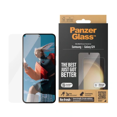Afbeelding van Panzerglass Gehard Glas Edge To Screenprotector Samsung Galaxy S24