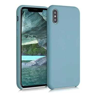 Afbeelding van kwmobile telefoonhoesje geschikt voor Apple iPhone X Hoesje met siliconen coating Smartphone case in antieksteen