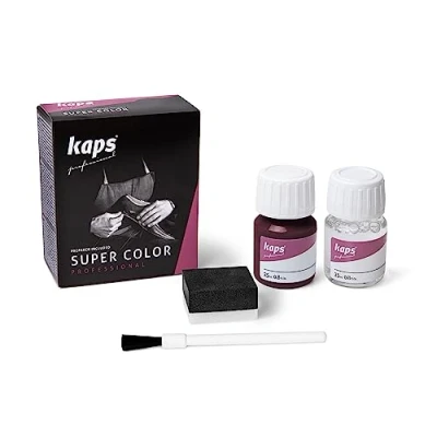 Afbeelding van Kaps super color leer &amp; kunstleer verf inc.cleaner (111) Bordeaux 25ml