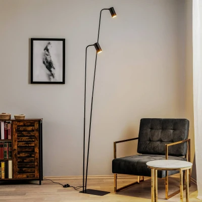 Afbeelding van Nowodvorski Zwarte leeslamp Mono 2 lichts 7718