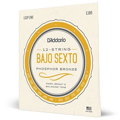 Afbeelding van D&quot;;Addario EJ86 snarenset voor bajo sexto