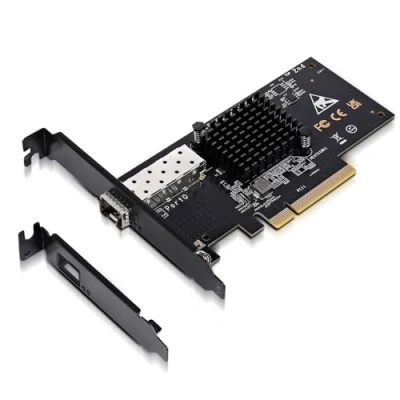 Afbeelding van 10Gb SFP PCI e Netwerkkaart, 82599 (X520 DA1) Controlemechanisme, GIGAPLUS 10Gbps Ethernet Adapter, 10Gbe Haven, 10G NIC Kaart, Steun Vensters/Windows Server/VMware