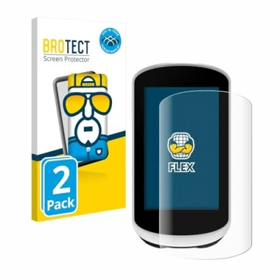 Afbeelding van BROTECT Screenprotector voor Garmin Edge Explore 2 Folie Beschermfolie transparant volledig dekking (2 Stuks)