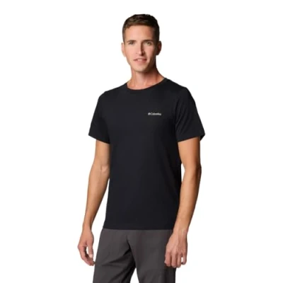 Afbeelding van Columbia Rapid RIDGE BACK Graphic TEE Tshirt print, Heren, Maat: XXL, Black