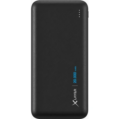 Afbeelding van XLayer Solid Power Bank I 20.000mAh snel opladen USB C ingang oplader powerbank universeel iPhone 15 14 13 12 Pro Max Samsung S24 S23 iPad Xiaomi