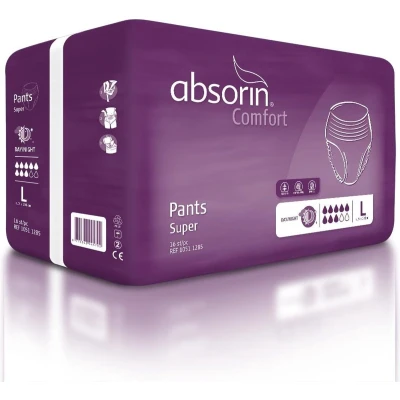 Afbeelding van Absorin Comfort pants super large tot 130 cm 16 stuks