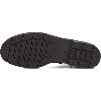 Afbeelding van Gabor 653.1 Enkellaarsjes Enkelboots met rits Dames Zwart Maat 39