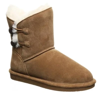 Afbeelding van Bearpaw Rosaline Enkellaarzen voor dames, Hickory II, 38 EU