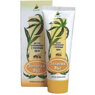 Afbeelding van Natuurlijke Lichaam balsem met Gouden Snor en bijengif stijve spieren gewrichten 75ml