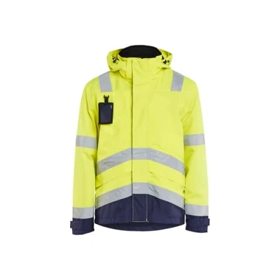 Afbeelding van Blaklader Jack. Ongevoerd High Vis 4837 1977 Geel/Marineblauw