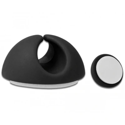 Afbeelding van Delock kabelhouder set 6 stuks zwart