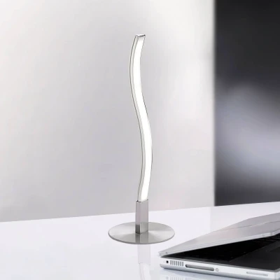 Afbeelding van JUST LIGHT. LED tafellamp Wav 3.000K 30cm staal