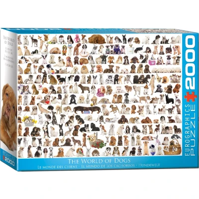 Afbeelding van Eurographics Hunde Puzzel voor kinderen, Maat: One Size, Multicoloured