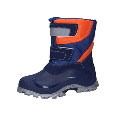 Afbeelding van Spirale Simon, Sneeuwlaarzen Jongens, Blauw Oranje, 25