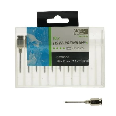 Afbeelding van Injectienaald schroefdraad 1.8 x 25 mm 10st