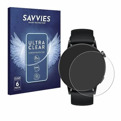 Afbeelding van Savvies (6 Stuks) Schermbeschermer voor Huawei Watch GT 3 (42 mm) Screen Protector Ultra Transparant