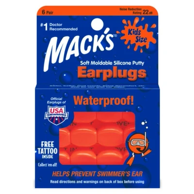 Afbeelding van Mack&#039;s Siliconen Earplugs Kids 6 paar