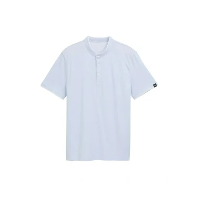 Afbeelding van TOM Tailor Denim Tshirt basic, Heren, Maat: Medium, Light blue grey white two tone