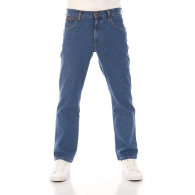Afbeelding van Wrangler Texas Stretch Straight leg jeans, Heren, Maat: 38x36, Blue tomorrow