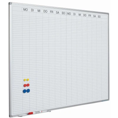 Afbeelding van Planbord Softline profiel 8mm Dubbele week, DU incl. dagenstrook