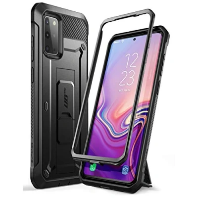 Afbeelding van SUPCASE Hoesje Samsung S20+ Plus Case met Riemclip &amp; Standaard [Unicorn Beetle Pro] Beschermhoes voor Galaxy S20 4G/5G 2020, ZONDER Screenprotector, Zwart