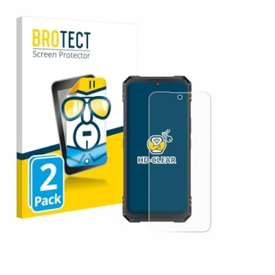 Afbeelding van BROTECT Screenprotector voor Cubot KingKong Star 2 Folie Beschermfolie transparant (2 Stuks)