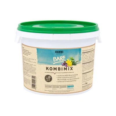 Afbeelding van 2kg CombiMix GRAU BARF Aanvullend Hondenvoer