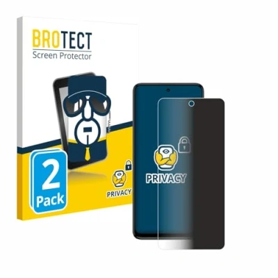 Afbeelding van BROTECT privacy screenprotector voor Motorola Moto G54 Folie Beschermfolie Blauwlichtfilter (2 Stuks)