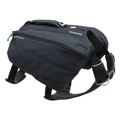 Afbeelding van RUFFWEAR Front Range Dagpakket, X klein hondenharnas met zakken en handvat, hondenrugzak voor dagwandelingen, 2 bevestigingspunten hondenriem reflecterende bekleding, maat XS, 43 56 cm,