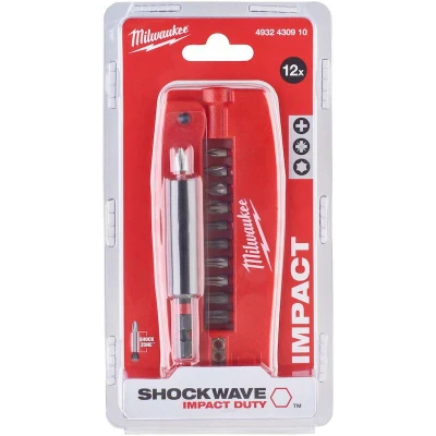 Afbeelding van MILWAUKEE 4932430910 Set schroevendraaierbits in kunststof houder 12