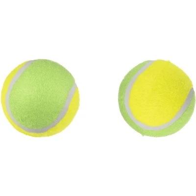 Afbeelding van Flamingo Smash Speelgoed Honden Hs Tennisbal + Squeaker 2 Kleuren 8cm Stuks 2st 121928