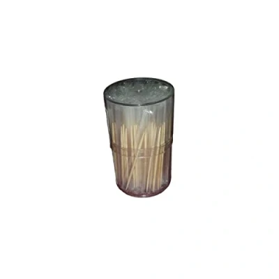 Afbeelding van Fackelmann 200 stuks tandenstokers, afzonderlijk verpakt, aperitief, hout, 6,5 cm, wit