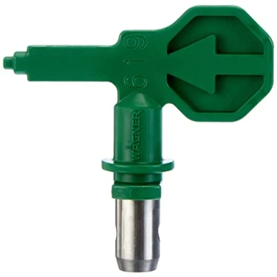 Afbeelding van WAGNER Control Pro HEA spuittip 619 voor Airless systemen, muurverf, beits, lakverf, olie en scheidingsmiddelen, Tot 55% minder spuitnevel,Grijs
