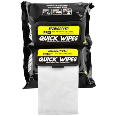 Afbeelding van Schoen doekjes 2 Pack 60 Stks Sneaker Wipes Cleaner Quick Wegwerp Reizen Draagbare Verwijdert Vuil, Vlekken