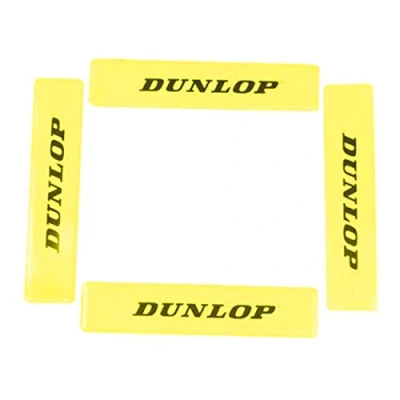 Afbeelding van Dunlop, Throw Down Court Lines, Veld Achtergrondlijnen, Geel, 12 Pcs, Unisex Volwassene