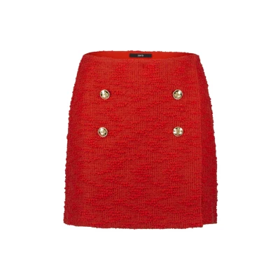Afbeelding van zero Boucle MIT Knopfen Minirok, Dames, Maat: 36, Formula one