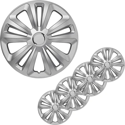 Afbeelding van Pro Plus Wieldoppen Set Ø 16 inch Terra Zilvergrijs 4 stuks