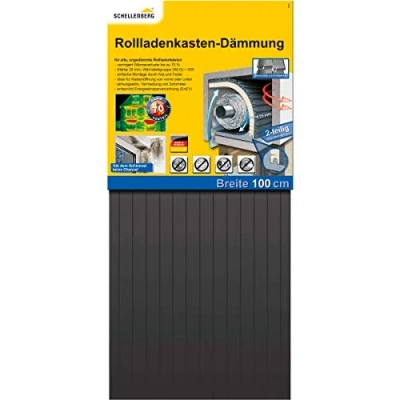 Afbeelding van Schellenberg 66282 Warmte isolatie rolluikkastisolatie, 2 delig met 25 mm dikte 100 x 50 cm, rolluikisolatie
