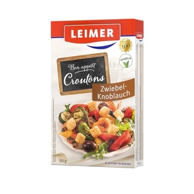 Afbeelding van Leimer Croutons ui/knoflook (1 x 100 g)